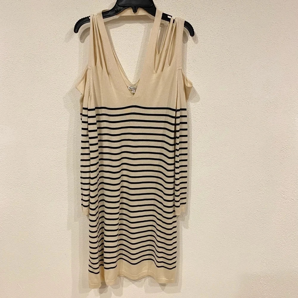 NWT Foley + Corinna Striped Sweater Dress Size Large